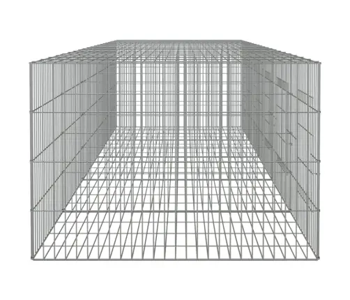 Triušių Narvas, 5 Segmentai, 273X79X54cm Galvanizuota Geležis
