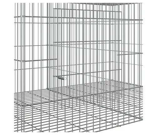 Triušių Narvas, 5 Segmentai, 273X79X54cm Galvanizuota Geležis