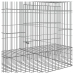 Triušių Narvas, 6 Segmentai, 327X79X54cm Galvanizuota Geležis