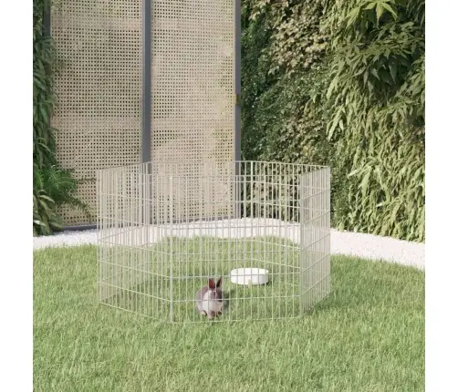 Dzīvnieku Sētiņa, 6 Paneļi, 54X60 Cm, Cinkota Dzelzs Vidaxl