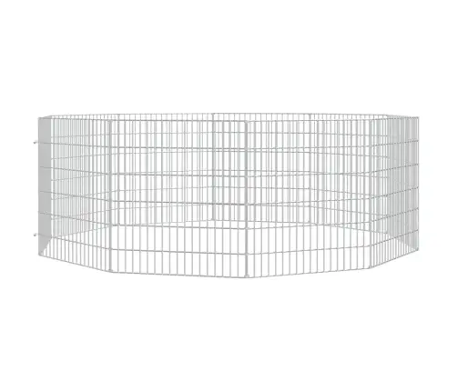 Loomade Aedik 10 Paneeli 54X60 Cm Tsingitud Raud