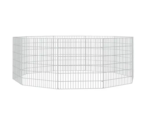 Loomade Aedik 10 Paneeli 54X60 Cm Tsingitud Raud