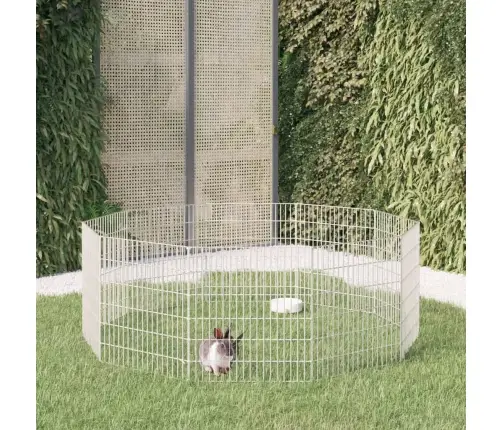 Loomade Aedik 10 Paneeli 54X60 Cm Tsingitud Raud