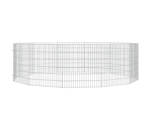 Loomade Aedik 12 Paneeli 54X60 Cm Tsingitud Raud