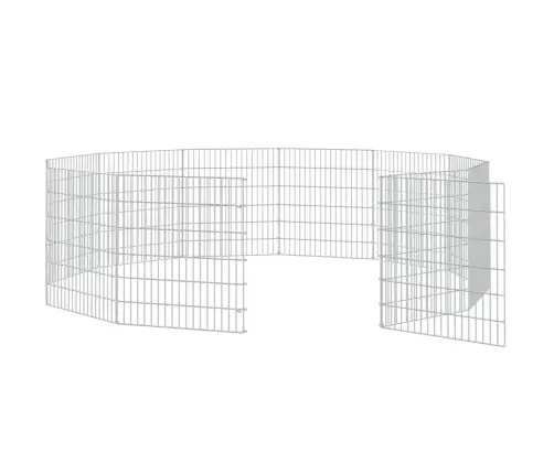 Loomade Aedik 12 Paneeli 54X60 Cm Tsingitud Raud