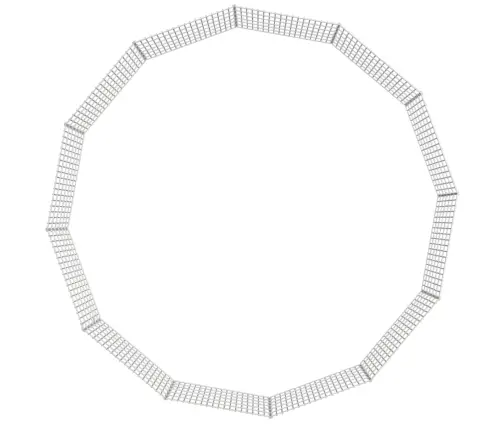 Loomade Aedik 12 Paneeli 54X60 Cm Tsingitud Raud