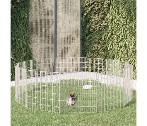 Loomade Aedik 12 Paneeli 54X60 Cm Tsingitud Raud