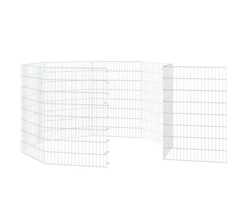 Dzīvnieku Sētiņa, 8 Paneļi, 54X80 Cm, Cinkota Dzelzs Vidaxl