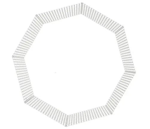 Dzīvnieku Sētiņa, 8 Paneļi, 54X80 Cm, Cinkota Dzelzs Vidaxl