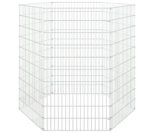 Loomade Aedik 6 Paneeli 54X100 Cm Tsingitud Raud