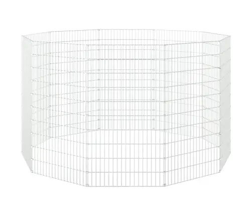 Loomade Aedik 10 Paneeli 54X100 Cm Tsingitud Raud