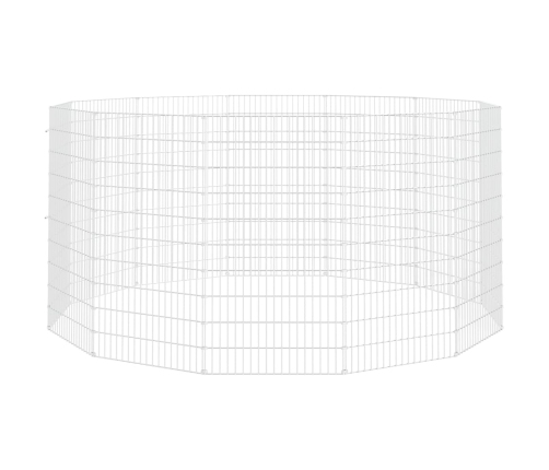 Brīvās Turēšanas Dzīvnieku Aploks, 12 Paneļi, 54X100 Cm, Cinkots Dzelzs Vidaxl