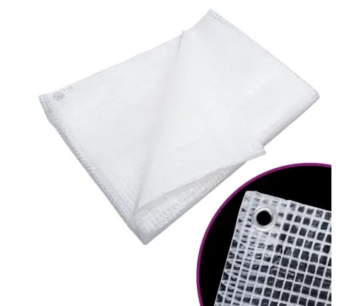 Brezenta Pārklājs, Smalki Austs, 140 G/M², 3X3 M, Balts Vidaxl