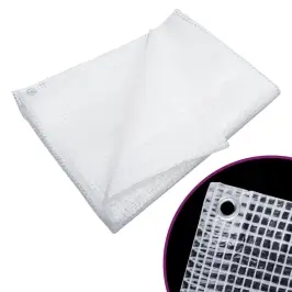 Brezenta Pārklājs, Smalki Austs, 140 G/M², 4X4 M, Balts Vidaxl Brezenta Pārklājs, Smalki Austs, 140 G/M², 4X4 M, Balts Vidaxl