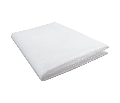 Brezenta Pārklājs, Smalki Austs, 140 G/M², 4X4 M, Balts Vidaxl