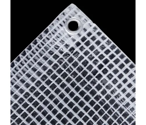 Brezenta Pārklājs, Smalki Austs, 140 G/M², 6X12 M, Balts Vidaxl