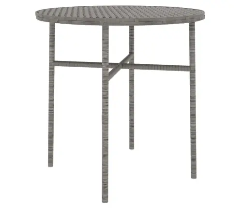 3-Daļīgs Dārza Mēbeļu Komplekts, Pelēka Pe Rotangpalma Vidaxl