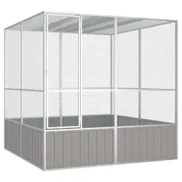 Linnupuur, Hall, 213,5X217,5X211,5 cm Tsingitud Teras