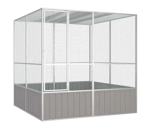 Linnupuur, Hall, 213,5X217,5X211,5 cm Tsingitud Teras