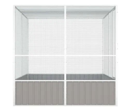 Linnupuur, Hall, 213,5X217,5X211,5 cm Tsingitud Teras