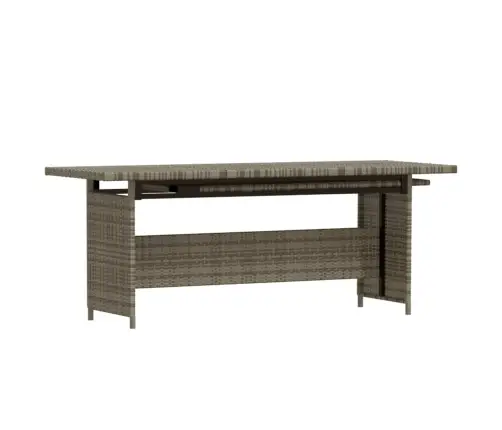 3-Daļīgs Dārza Atpūtas Mēbeļu Komplekts, Pelēka Pe Rotangpalma Vidaxl