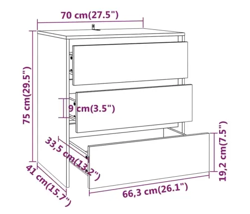 2-Osaline Puhvetkapp, Valge, Tehispuit