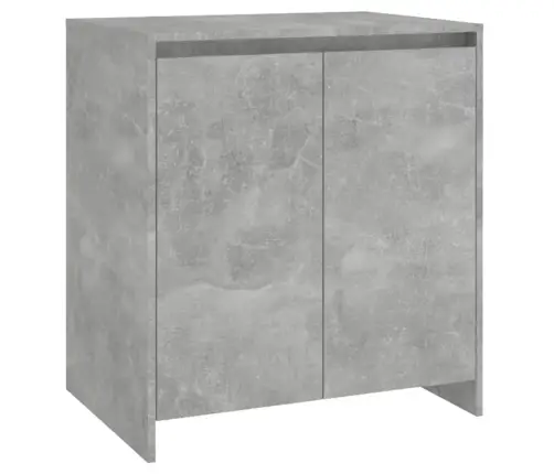 Kumodes, 3 Gab., Betona Pelēkas, Inženierijas Koks Vidaxl