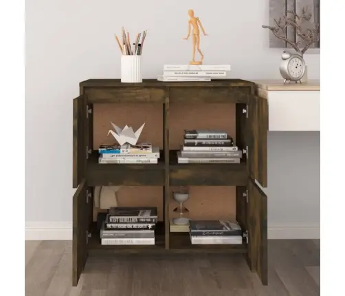 Kumodes, 2 Gab., Ozolkoka Krāsa, 70X41X75 Cm, Inženierijas Koks Vidaxl