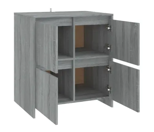 Kumodes, 2 Gab., Pelēcīga Ozola, 70X41X75 Cm, Inženierijas Koks Vidaxl Kumodes, 2 Gab., Pelēcīga Ozola, 70X41X75 Cm, Inženierijas Koks Vidaxl