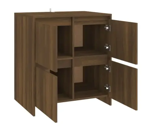 Šoninės Spintelės, 2Vnt., Rudos Ąžuolo, 70X41X75cm Mdp