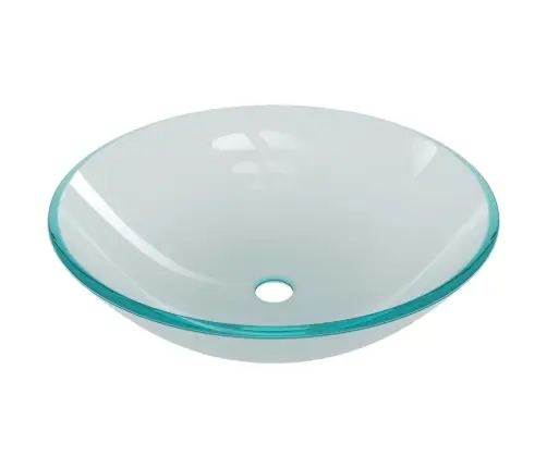 Vannitoavalamu Kraani Ja Äravoolupesaga, Matt Karastatud Klaas