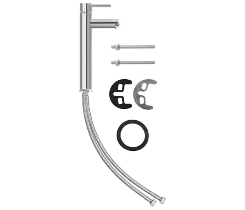 Vannasistabas Izlietne Ar Krānu Un Noteku, Melns Rūdīts Stikls Vidaxl