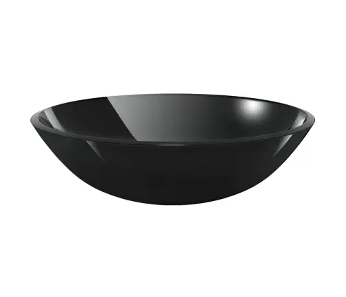 Vannasistabas Izlietne Ar Krānu Un Noteku, Melns Rūdīts Stikls Vidaxl