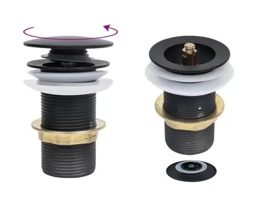 Vannasistabas Izlietne Ar Krānu Un Noteku, Brūns Rūdīts Stikls Vidaxl