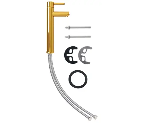 Vannasistabas Izlietne Ar Krānu Un Noteku, Brūns Rūdīts Stikls Vidaxl