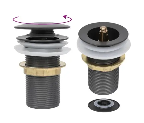 Vannasistabas Izlietne Ar Krānu Un Noteku, Brūns Rūdīts Stikls Vidaxl