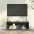 Tv Plaukts, Pelēks, 90X35X35 Cm, Priedes Masīvkoks Vidaxl