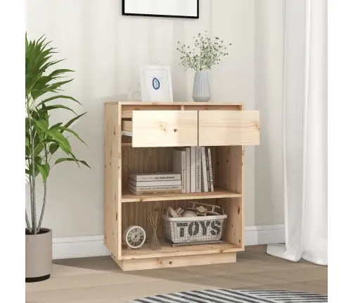 Konsoles Skapītis, 60X34X75 Cm, Priedes Masīvkoks Vidaxl