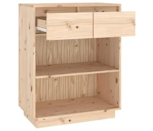 Konsoles Skapītis, 60X34X75 Cm, Priedes Masīvkoks Vidaxl