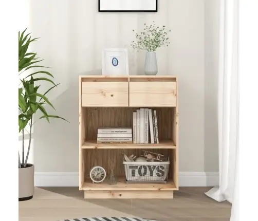 Konsoles Skapītis, 60X34X75 Cm, Priedes Masīvkoks Vidaxl