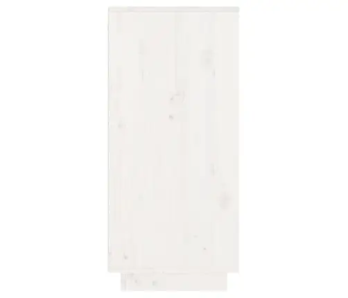 Konsoles Skapītis, Balts, 60X34X75 Cm, Priedes Masīvkoks Vidaxl