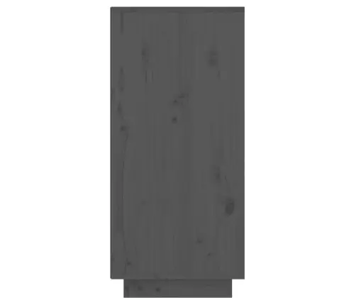 Konsoles Skapītis, Pelēks, 60X34X75 Cm, Priedes Masīvkoks Vidaxl