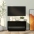 Tv Skapītis, Melns, 74X34X40 Cm, Priedes Masīvkoks Vidaxl