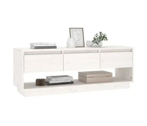 Tv Plaukts, Balts, 110,5X34X40 Cm, Priedes Masīvkoks Vidaxl Tv Plaukts, Balts, 110,5X34X40 Cm, Priedes Masīvkoks Vidaxl