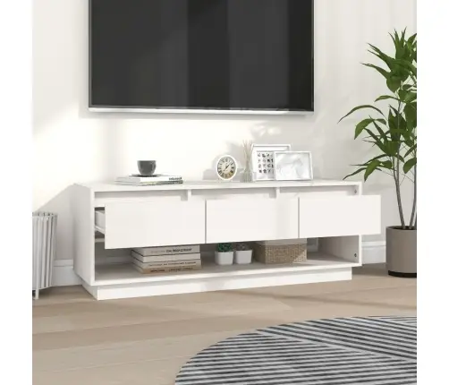 Tv Plaukts, Balts, 110,5X34X40 Cm, Priedes Masīvkoks Vidaxl Tv Plaukts, Balts, 110,5X34X40 Cm, Priedes Masīvkoks Vidaxl