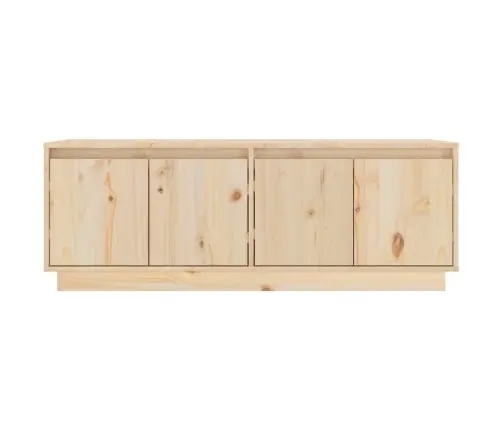 Tv Skapītis, 110X34X40 Cm, Priedes Masīvkoks Vidaxl