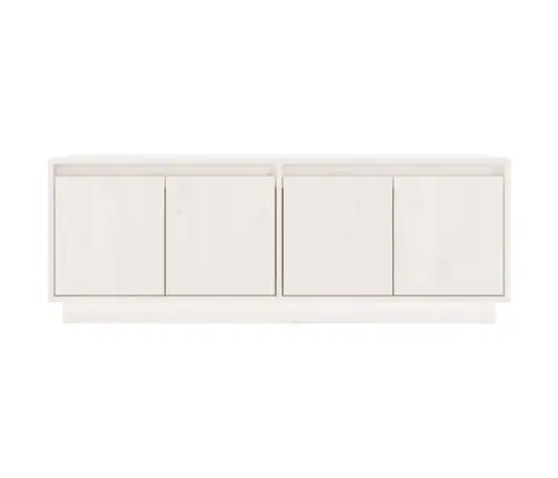 Telerikapp, Valge, 110 X 34 X 40 cm Männipuit