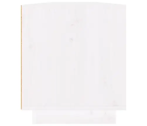 Telerikapp, Valge, 110 X 34 X 40 cm Männipuit