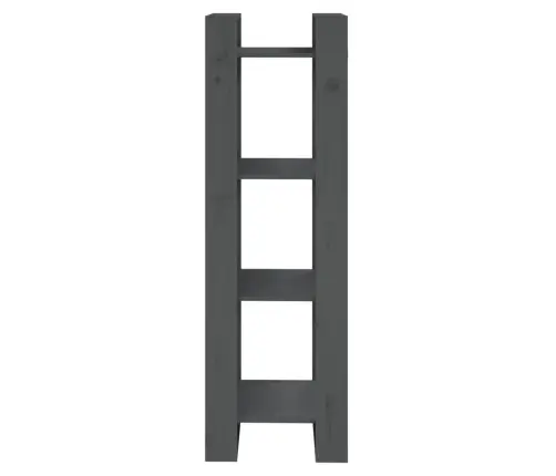 Grāmatu Plaukts, Pelēks, 41X35X125 Cm, Priedes Masīvkoks Vidaxl Grāmatu Plaukts, Pelēks, 41X35X125 Cm, Priedes Masīvkoks Vidaxl