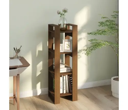 Spintelė Knygoms/Kambario Pertvara, Ruda, 41X35X125cm Mediena
